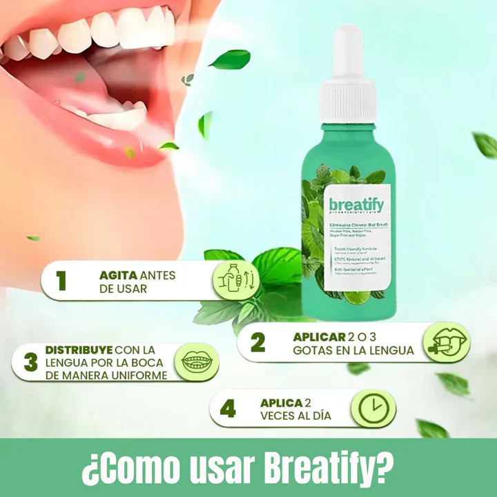 BREATIFY - SUERO CONTRA EL MAL ALIENTO