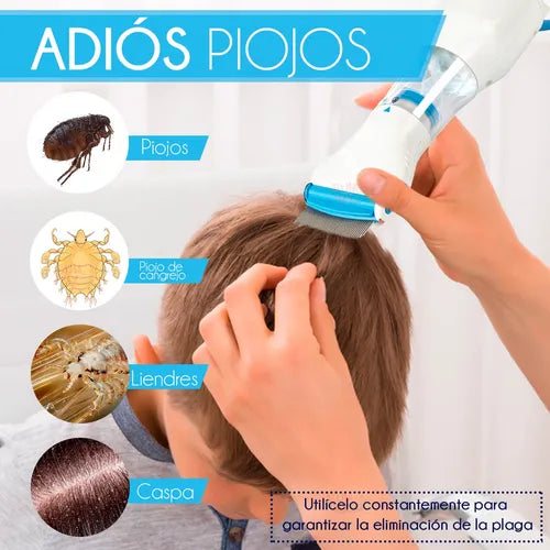 CEPILLO ASPIRADOR DE PIOJOS Y LIENDRES