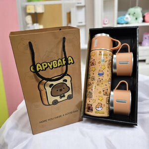 SET CAPIBARA (TERMO + 2 TAZAS)
